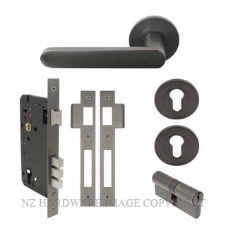 WINDSOR 8474 GN NIDO MODELLA ROUND ROSE ENTRANCE SET K/K GRAPHITE NICKEL