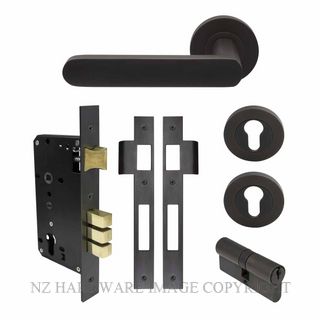 WINDSOR 8474 DRB NIDO MODELLA ROUND ROSE ENTRANCE SET K/K DARK ROMAN BRASS