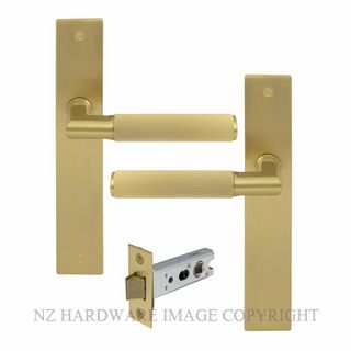 WINDSOR 8497M-MSB NIDO LUMINA LONG PLATE LATCH MAGNETIC MATT SATIN BRASS