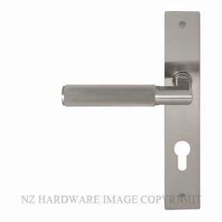 WINDSOR 8493 E85 BN NIDO LUMINA LINEAR KNURL LEVER ON E85 PLATE SET BRUSHED NICKEL