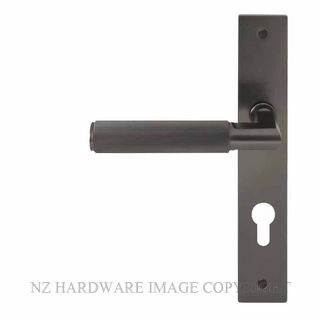 WINDSOR 8493 E85 GN NIDO LUMINA LINEAR KNURL LEVER ON E85 PLATE SET GRAPHITE NICKEL