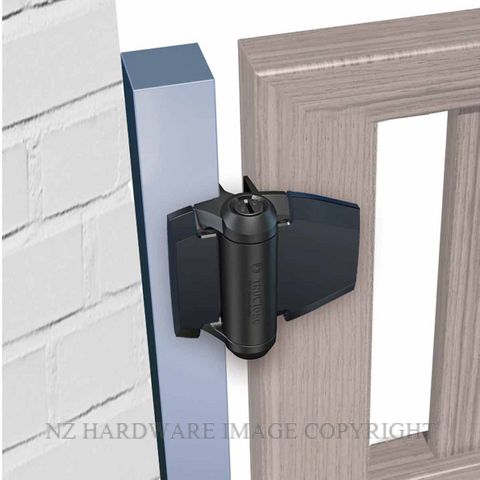 D&D TECH TCA2L2S3BT TCS3 TCA2 + ALIGN LEG WITH BLACK TRIM (PACK OF 2 HINGES)