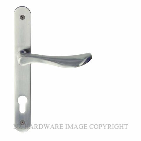 MILES NELSON MILANO ANZIO LEVER ON PLATE SATIN NICKEL