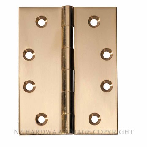 SDG 21372 - 21373 FIXED PIN HINGE UNLACQUERED POLISHED BRASS