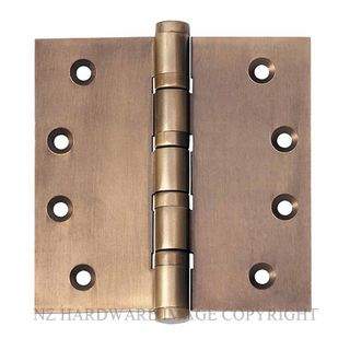 SDG 2364 AB HINGE BALL BEARING 100X100MM ANTIQUE BRASS