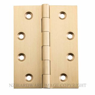 SDG 21374 - 21375 FIXED PIN HINGE UNLACQUERED SATIN BRASS