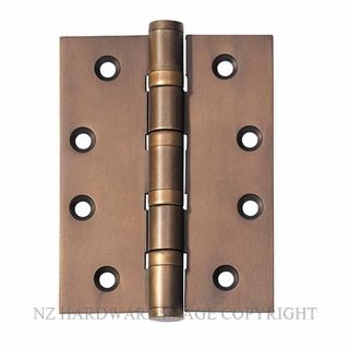 SDG 2363 AB HINGE BALL BEARING 100X75MM ANTIQUE BRASS