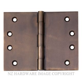 SDG 2390 AB HINGE BROAD BUTT 100X125MM ANTIQUE BRASS