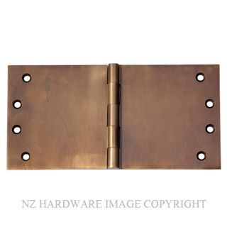 SDG 2393 AB HINGE BROAD BUTT 100X200MM ANTIQUE BRASS
