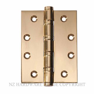 SDG 2463 PB HINGE BALL BEARING 100X75MM POLISHED BRASS