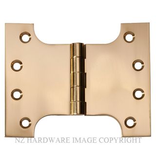 SDG 2481 PB HINGE PARLIAMENT 100X125MM POLISHED BRASS
