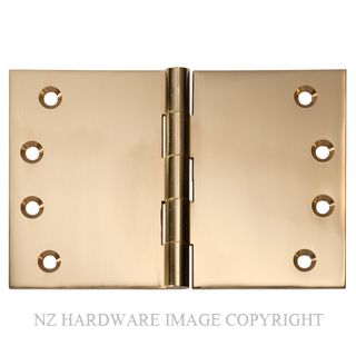 SDG 2491 PB HINGE BROAD BUTT 100 X 150MM POLISHED BRASS