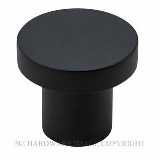 IVER 0499 OSAKA CUPBOARD KNOB 38MM MATT BLACK