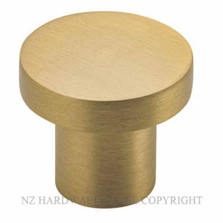 IVER 0513 OSAKA CUPBOARD KNOB 38MM BRUSHED BRASS