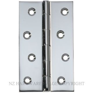 SDG 2672 CP HINGE FIXED PIN 100X60MM CHROME PLATE