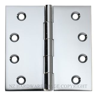SDG 2674 CP HINGE FIXED PIN 100X100MM CHROME PLATE