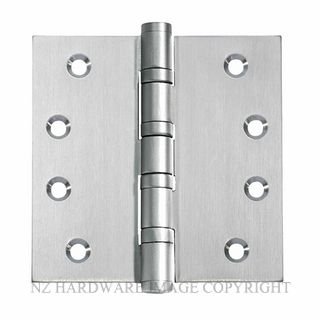 SDG 2764 SC HINGE BALL BEARING 100 X 100MM SATIN CHROME