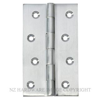 SDG 2772 SC HINGE FIXED PIN 100X60MM SATIN CHROME