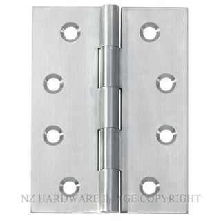 SDG 2773 SC HINGE FIXED PIN 100X75MM SATIN CHROME
