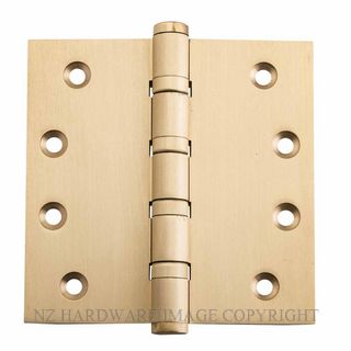 SDG 2814 SB HINGE BALL BEARING 100X100MM SATIN BRASS