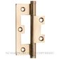 SDG 2498 PB HINGE HIRLINE 89X35MM POLISHED BRASS