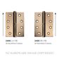 SDG 2495-2496 LIFT OFF HINGES POLISHED BRASS