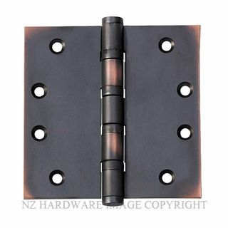 SDG 2564 AC HINGE BALL BEARING 100 X 100MM ANTIQUE COPPER