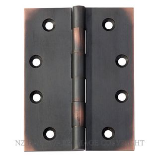 SDG 2573 AC HINGE FIXED PIN 100X75MM ANTIQUE COPPER