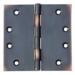 SDG 2574 AC HINGE FIXED PIN 100X100MM ANTIQUE COPPER