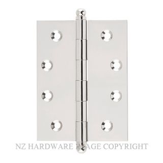 SDG 2628 PN HINGE - LOOSE PIN 100X75MM POLISHED NICKEL