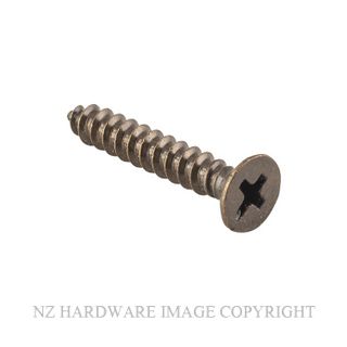 SDG SCHINGEAB25 AB HINGE SCREW 25X8 GAUGE ANTIQUE BRASS