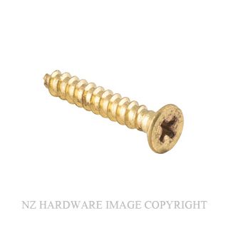 SDG SCHINGE3PB25 PB HINGE SCREW 25X8 GAUGE POLISHED BRASS