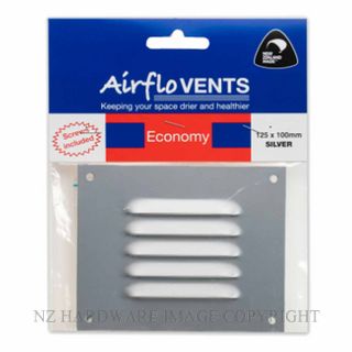 AIRFLO A46AEVS1210 SL ECONOMY VENT 125X100MM SILVER