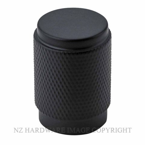 IVER 0583 BRUNSWICK CUPBOARD KNOB 20MM MATT BLACK