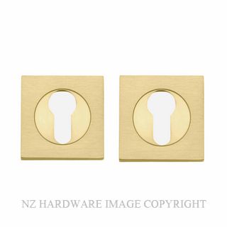 IVER 17130 EURO ESCUTCHEON BRUSHED GOLD PVD