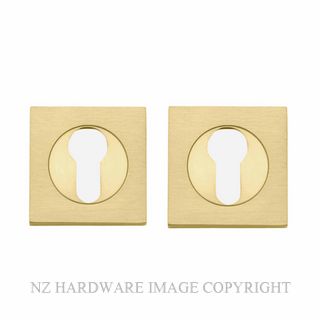 IVER 17130 EURO ESCUTCHEON BRUSHED GOLD PVD
