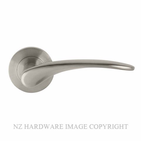 WINDSOR ASTRON APOLLO BN LEVER ON ROSE HANDLES BRUSHED NICKEL
