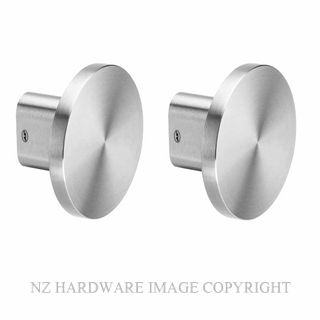 JNF IN.00.165.D FIXED DOOR KNOB 100MM BACK TO BACK PAIR SATIN STAINLESS