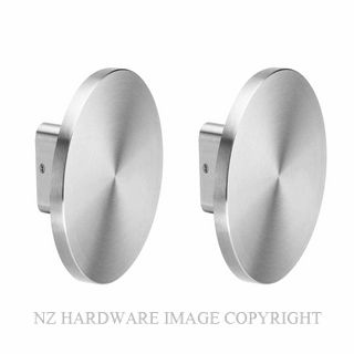 JNF IN.00.168 FIXED DOOR KNOB 200MM BACK TO BACK PAIR  SATIN STAINLESS