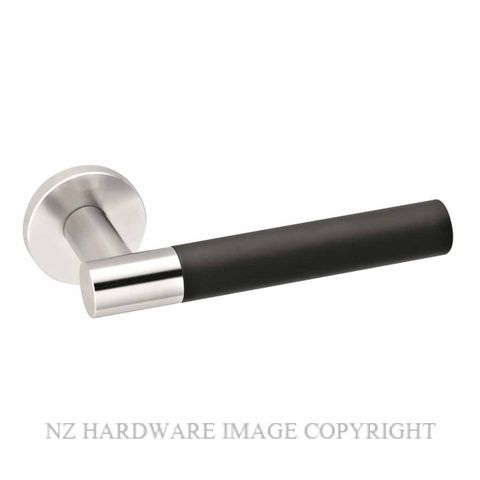 JNF IN.00.185.RC08M LOFT BLACK LEVER ON ROSE SATIN STAINLESS