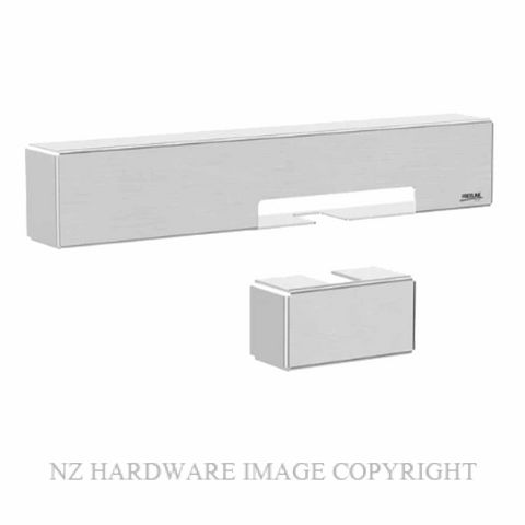 ML.21.122.E SMOOTH LATCH COVERS LEFT HAND SATIN STAINLESS