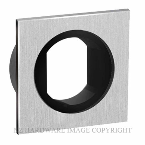 JNF Q01S SQUARE ROSE UNSPRUNG SATIN STAINLESS