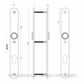 JNF IN0305185 LONG PLATE FOR EUROPEAN CYLINDER 255X30 MM