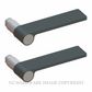 JNF IN.00.310.SR OUTLINE HANDLE SET WITHOUT ROSE DARK GREY