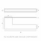 JNF IN0043245 LEVER HANDLE SLIM SATIN STAINLESS