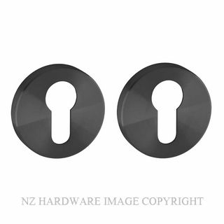 JNF IN.04.28R.Y08N.TB EURO CYL KEY HOLE WITH METALLIC BASE 50MM MATT BLACK