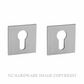 JNF IN.04.QY03MB EURO CYLINDER ESCUTCHEON SATIN STAINLESS