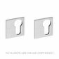 JNF IN.04.QY03SL SLIM EURO CYLINDER ESCUTCHEON