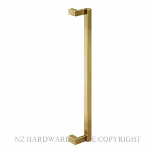 LEGGE LBPH-6-SO-FFI-PB LUXE CORNET INTERIOR HALF SET HANDLE POLISHED BRASS LACQUERED