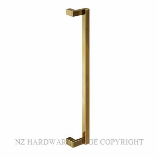 LEGGE LBPH-6-SO-FFI-PBU LUXE CORNET INTERIOR HALF SET HANDLE POLISHED BRASS UNLACQUERED